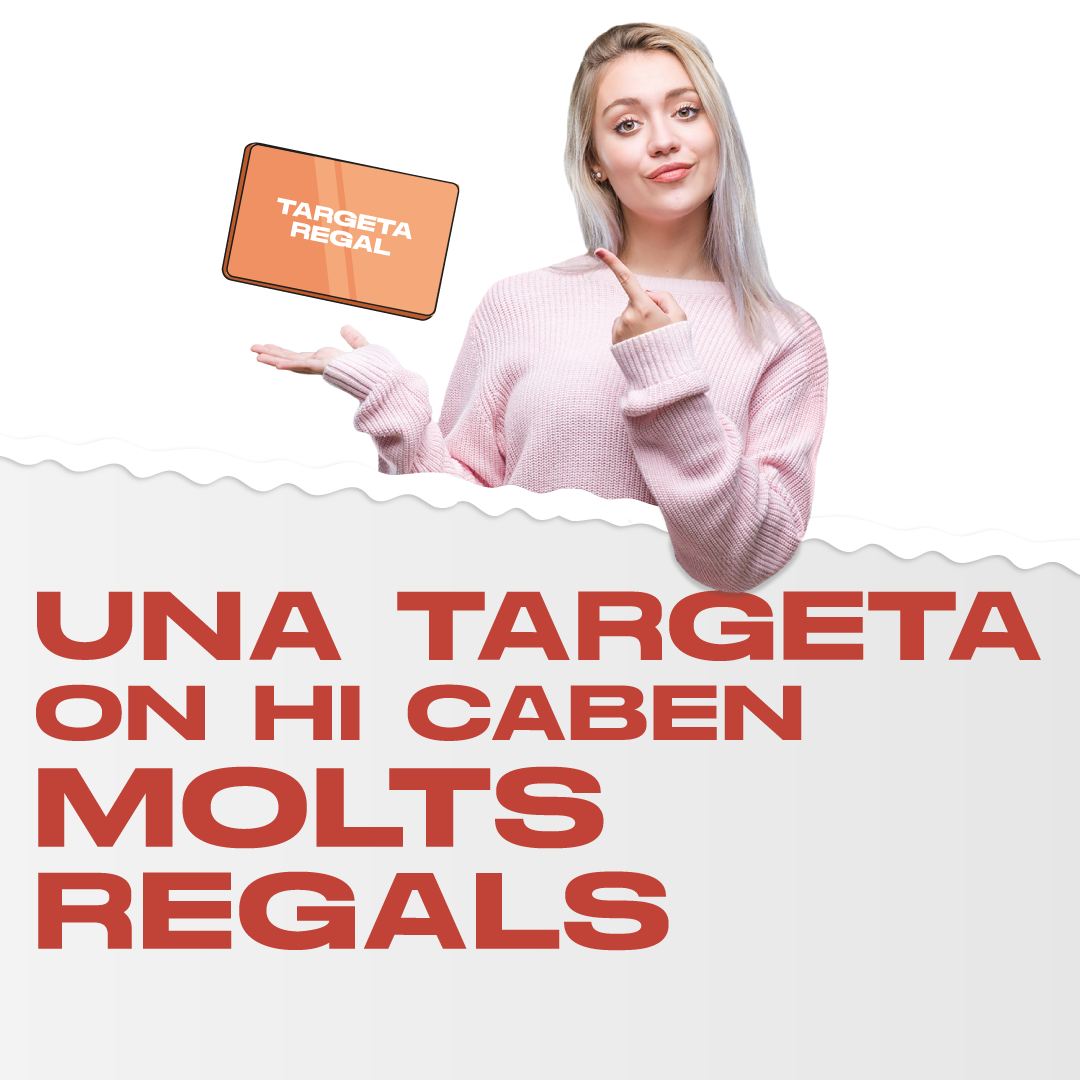 noia amb targeta regal 