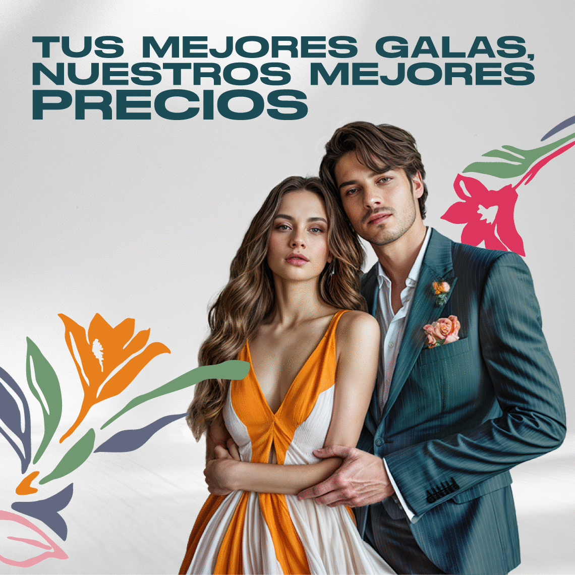 pareja vestida para BBC