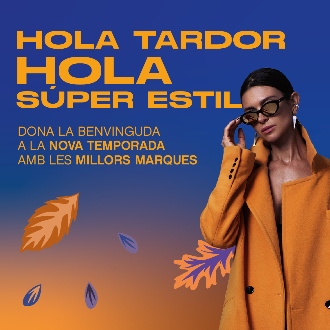 NOIA AMB JAQUETA TARONJA